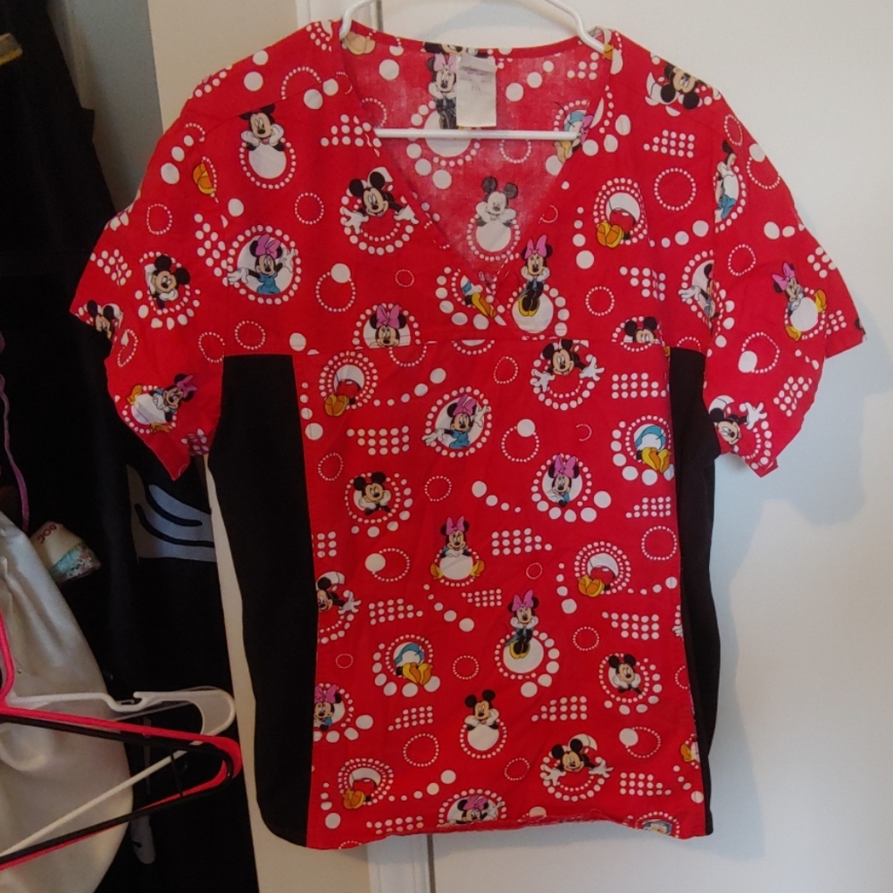 Disney scrub top